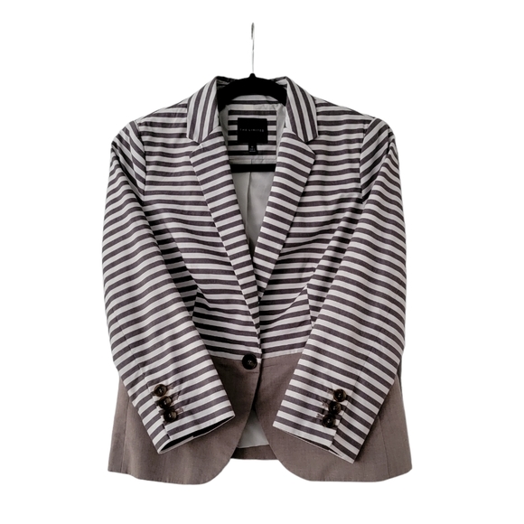 The Limited Ruffle Trim Blouse and Blazer - Picture 4 of 8